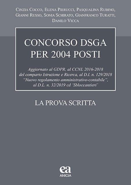 Concorso DSGA per 2004 posti